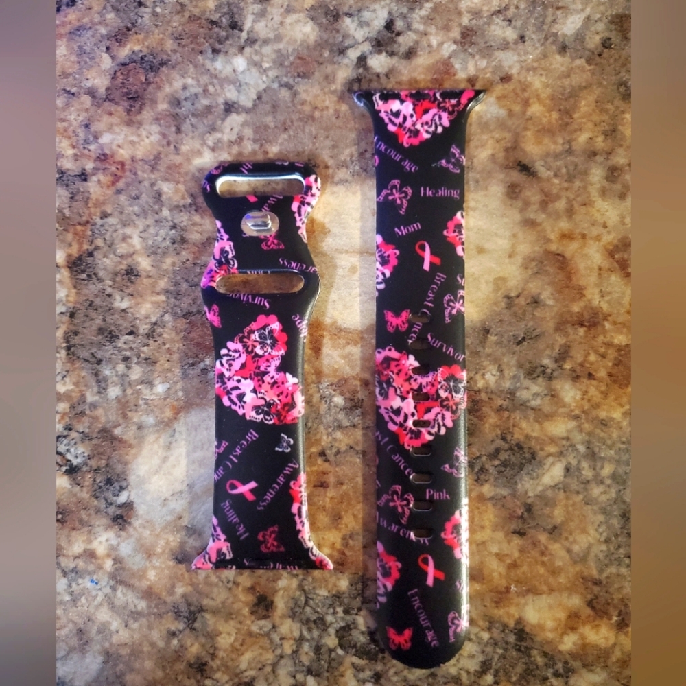 Breast cancer Apple watch band